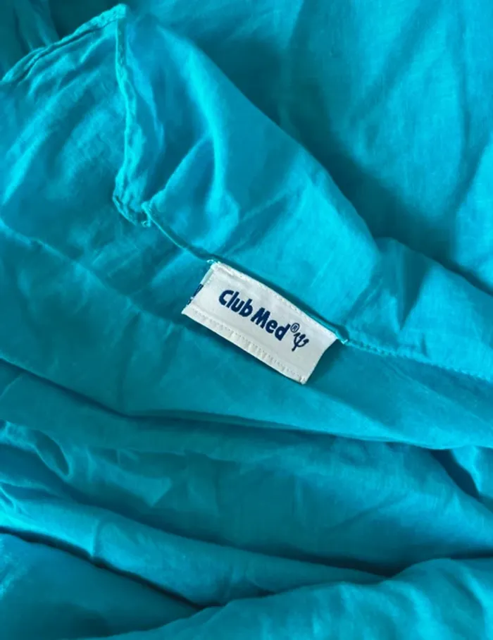 Lot de deux paréo bleu et vert - photo numéro 7