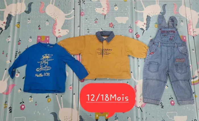 Gros Lot vêtements  (+ De 50 Articles) Bébé Garçon/Mixte + De 50 Articles - photo numéro 19