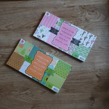 ⭐ Lot de 2 bloques de 32 feuilles 30x15 cm ⭐