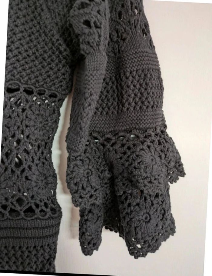 Robe en crochet décolleté carré - photo numéro 3