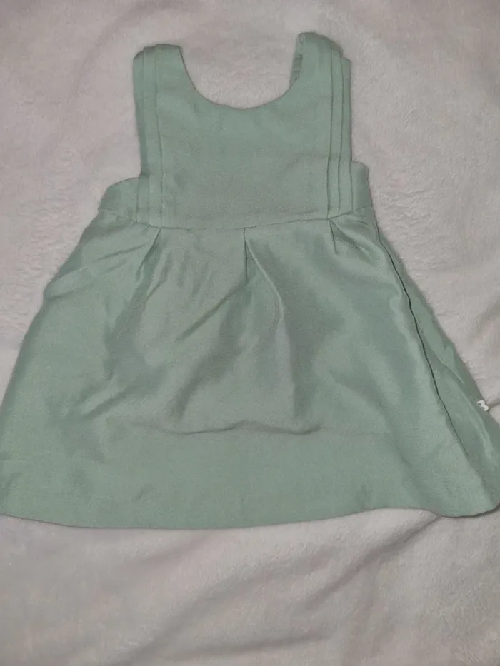 Ensemble robe et bloomer taille 12 mois - photo numéro 2