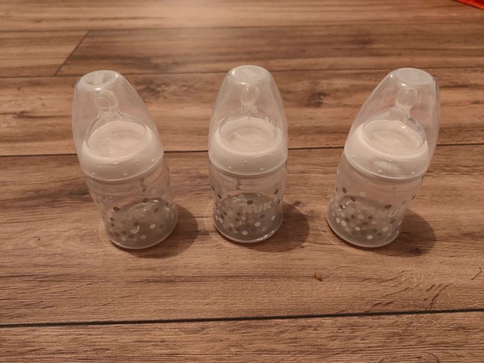 Lot de 3 biberons Nuk