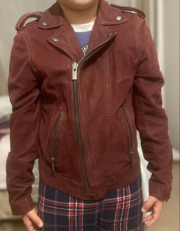 Veste blouson en cuir - photo numéro 5
