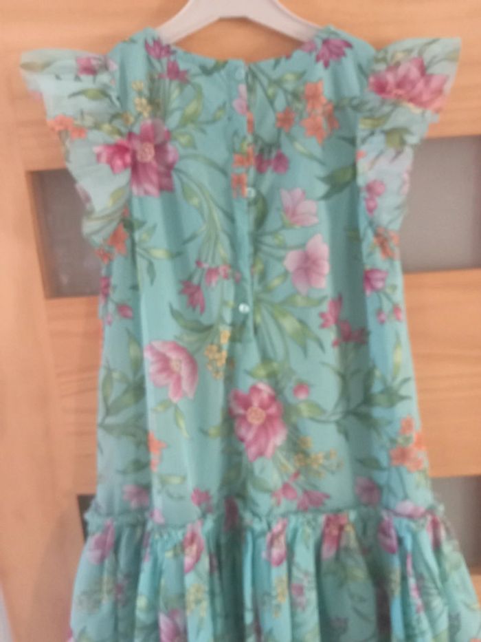 Robe fleurie en voile - photo numéro 4