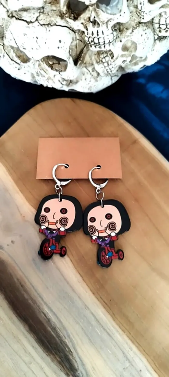 Boucles d'oreilles Jigsaw