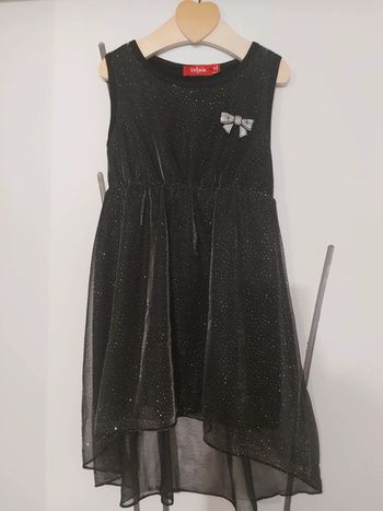 Robe noire paillettes 4 ans