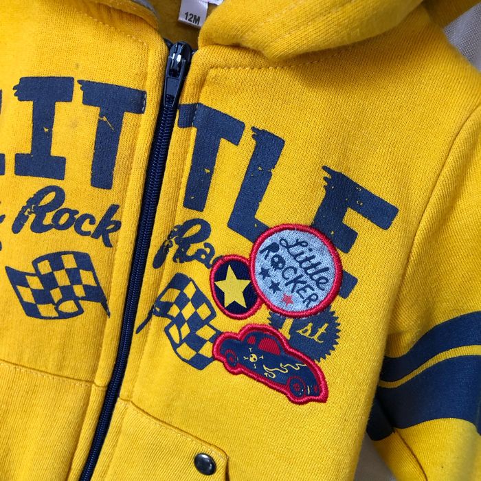 Gilet à capuche moutarde  12 mois Kimadi - photo numéro 5