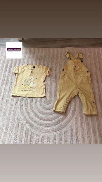 Ensemble Sergent major taille 6 mois