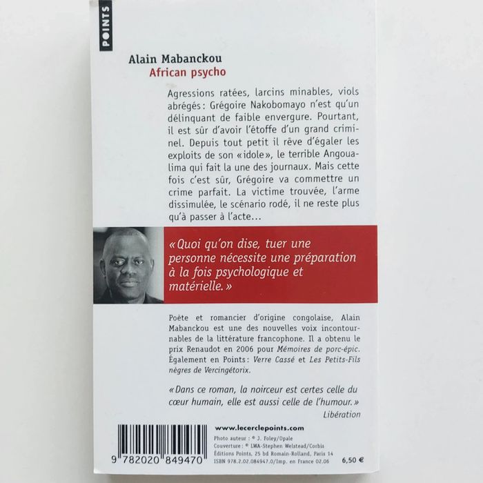 Livre - African psycho - photo numéro 2
