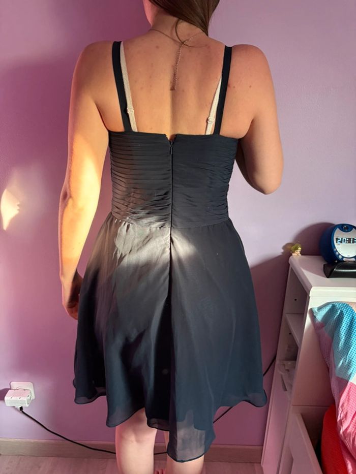 Robe de fête bleu marine Ts Couture M très bon état💙 - photo numéro 2