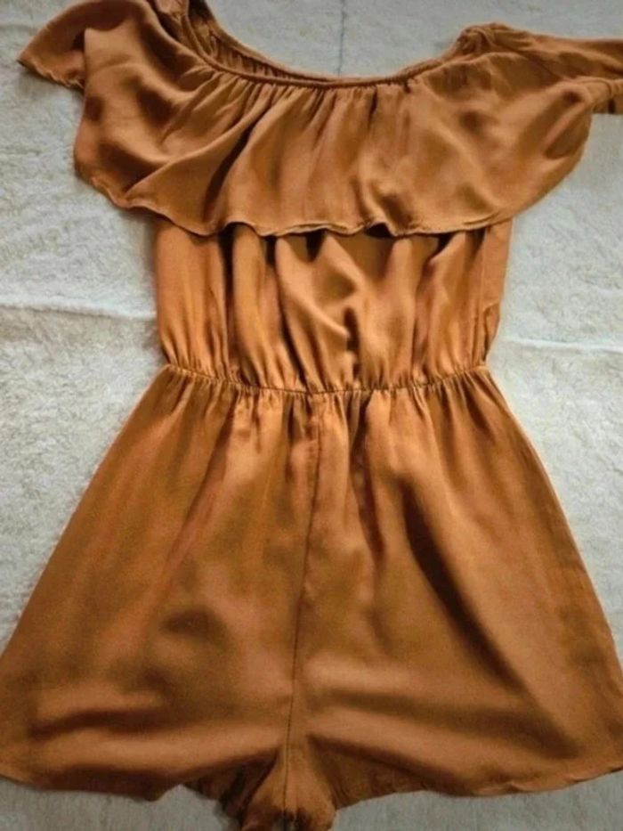 Magnifique combi-short moutarde