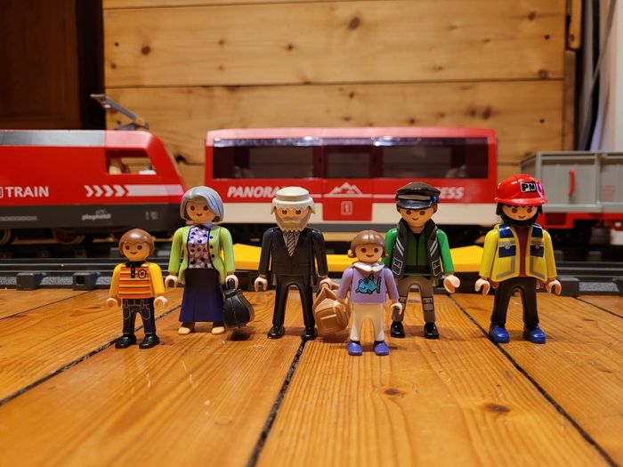 Très beau train  🚉 Playmobil 4010, complet sans boite + wagon panorama express 6342 - photo numéro 3
