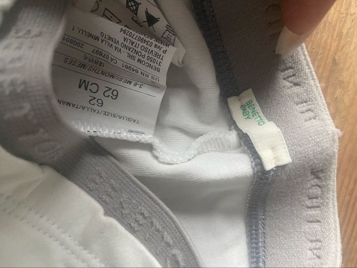 Pantalon blanc Benetton