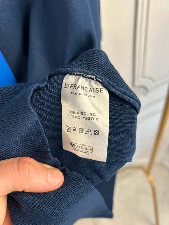 Polo maille La française M neuf - photo numéro 5