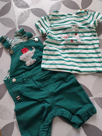 Salopette et T-shirt Sergent major