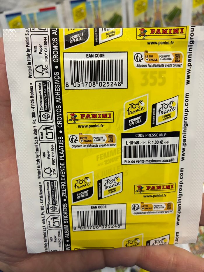 36 Sachets de stickers Panini Tour De France 2025 - photo numéro 5