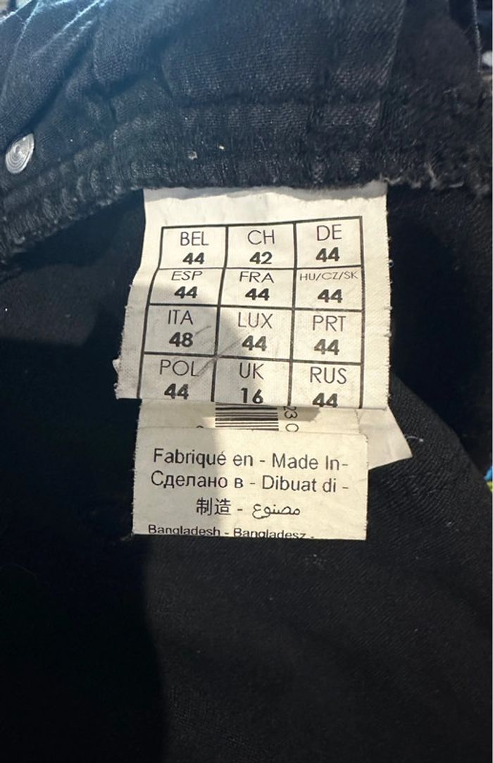 Short en jean noir Promod T44 - photo numéro 6