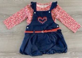 Ensemble robe salopette