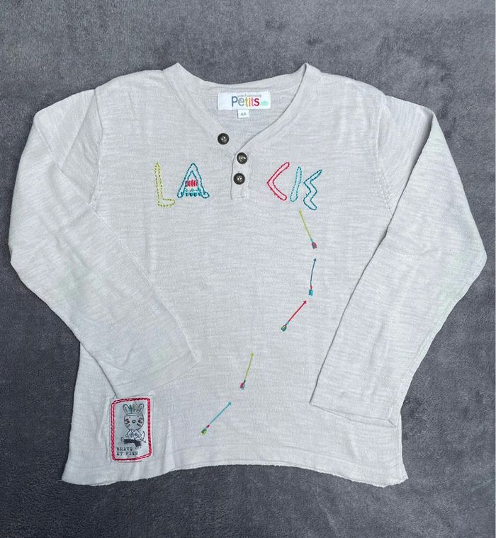 Pull garçon 4 ans, la compagnie des petits