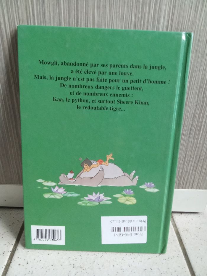 Livre Disney clu livre le livre de la jungle - photo numéro 2