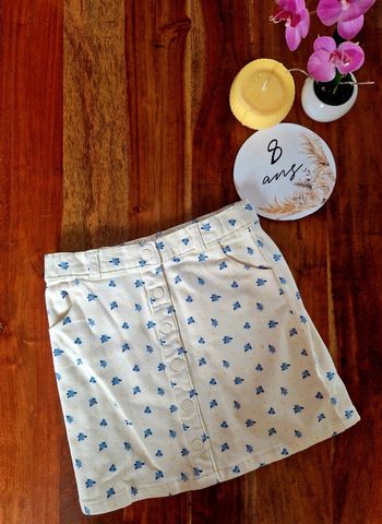 Jupe droite Sergent Major 8 ans fleurie