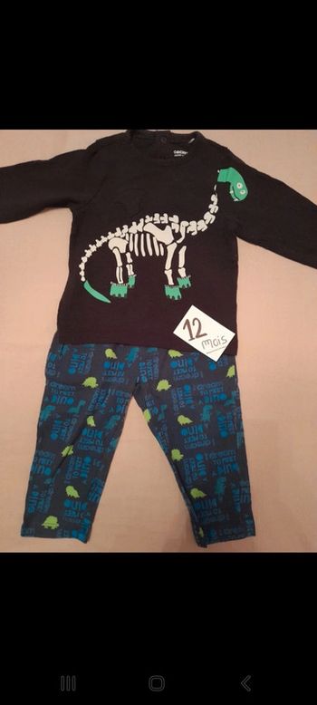 Ensemble dino 12 mois