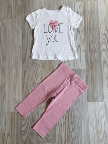 Ensemble tee-shirt et legging kiabi 18 mois