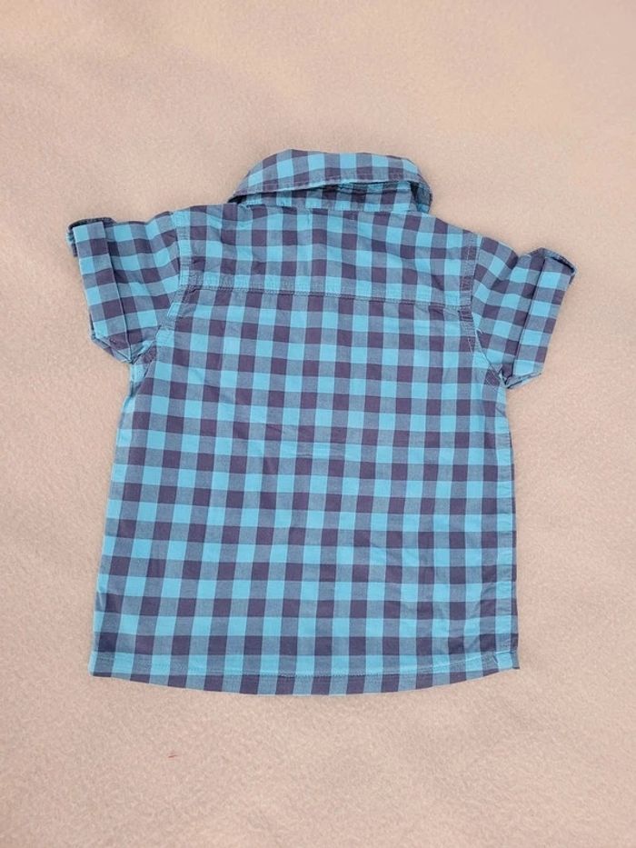 chemise manches courtes minoti 18 mois - photo numéro 3