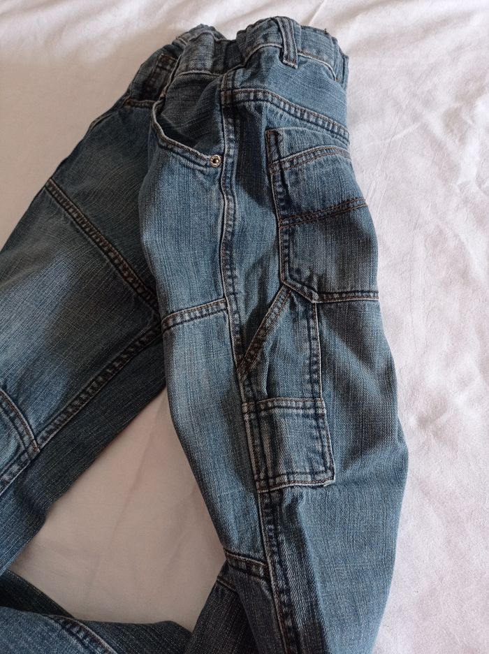 Marque relax taille 12 ans Jean bleu ciel 100 % coton avec poche devant derrière sur le côté voir photos - photo numéro 5
