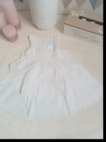 Robe sans manche à volants Obaïbi 18 mois