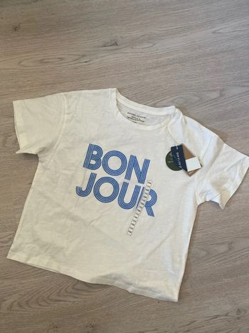 T-shirt Monoprix coton, issu de l’agriculture biologique. Taille 10 ans neuf