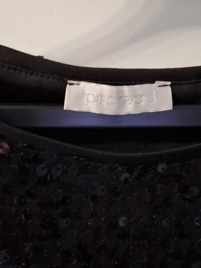 Robe noir sequin promod taille 38 en très bon état - photo numéro 7