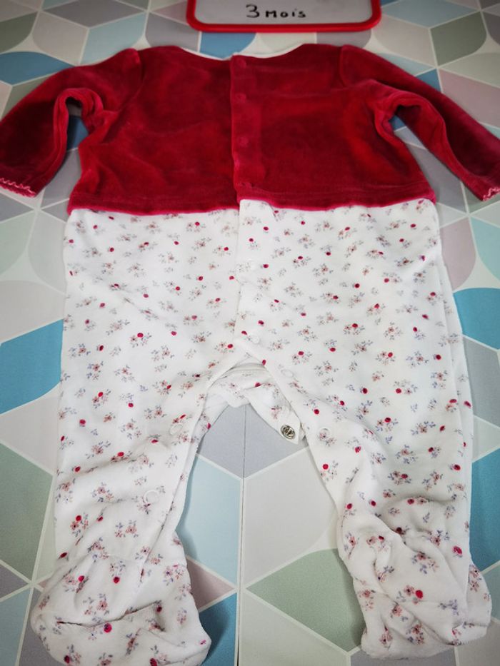 D3071 - pyjama fille 3 mois - photo numéro 3