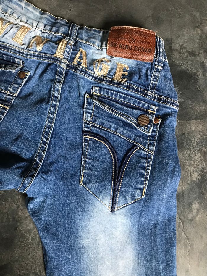 Pantalon Jeans délavé vintage 13/14 ans - photo numéro 5