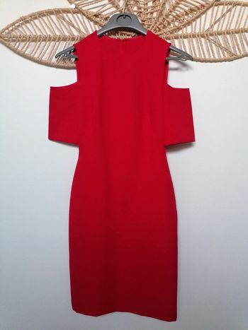 Robe rouge Zara XS