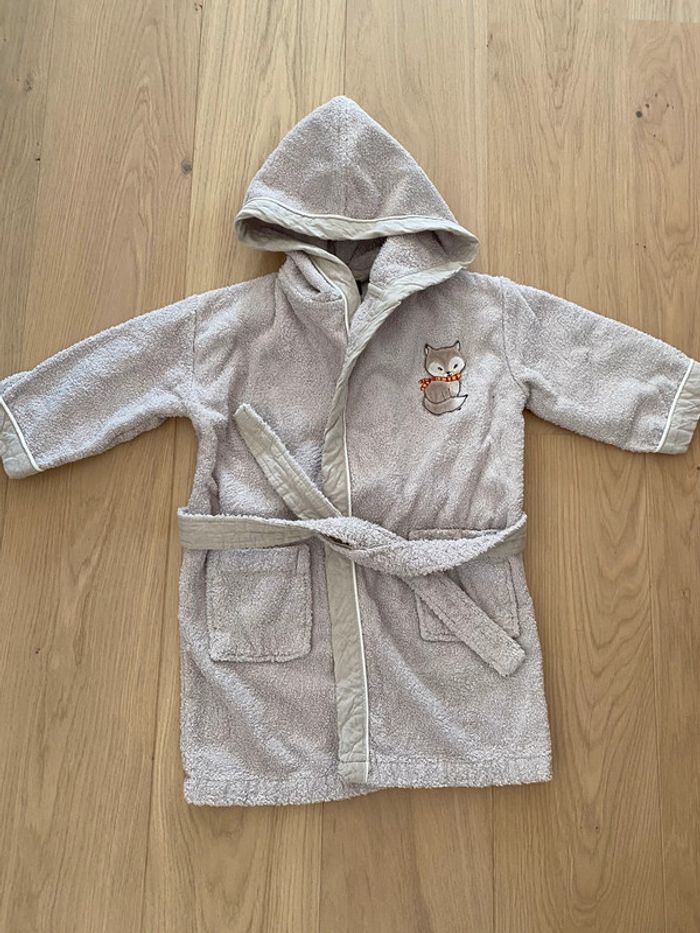 Peignoir carré blanc