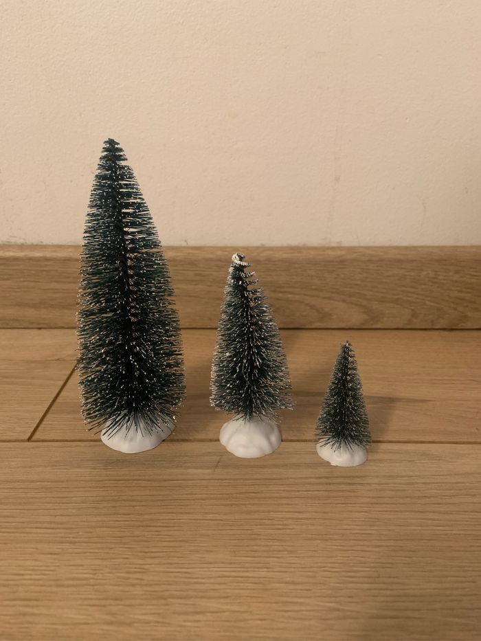 Village de noël 3 sapins