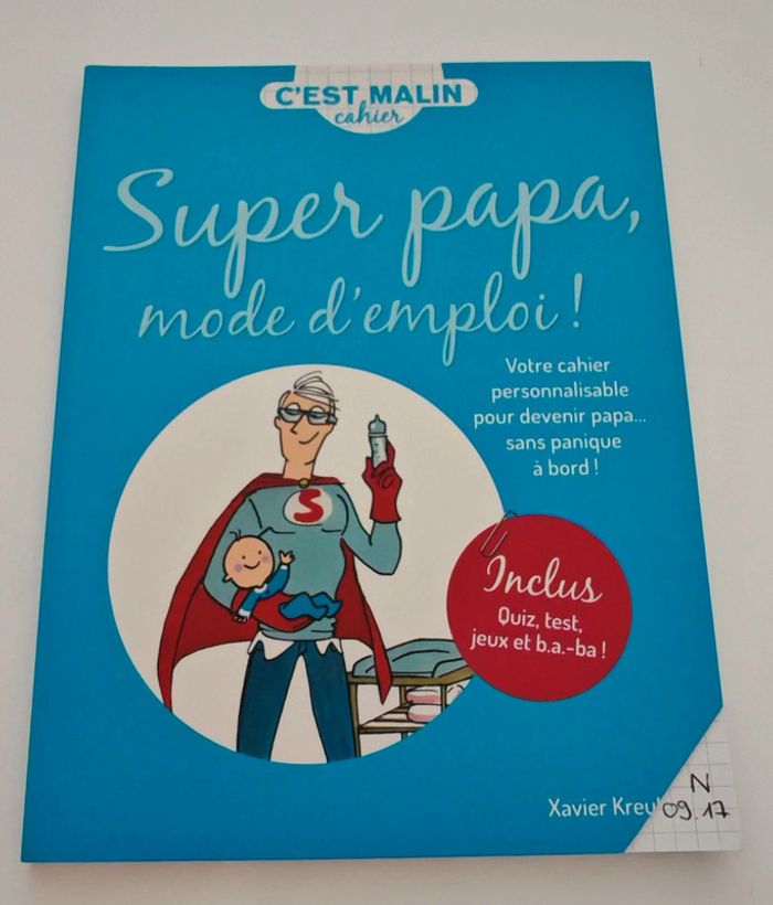 Super papa mode d’emploi, c’est malin | astuces et humour pour futurs et jeunes papas, état neuf