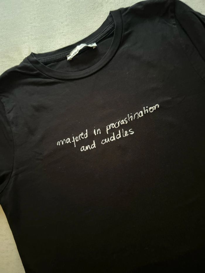 Tee shirt noir femme - photo numéro 2