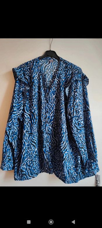 Chemise fluide motifs léopard taille 50 Si belle