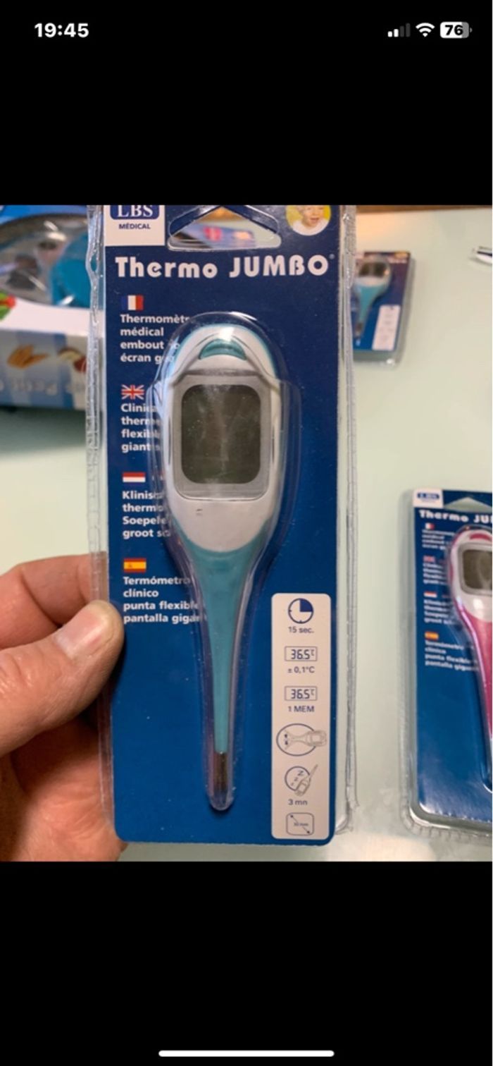 Thermomètre jumbo LBS flexible - photo numéro 2
