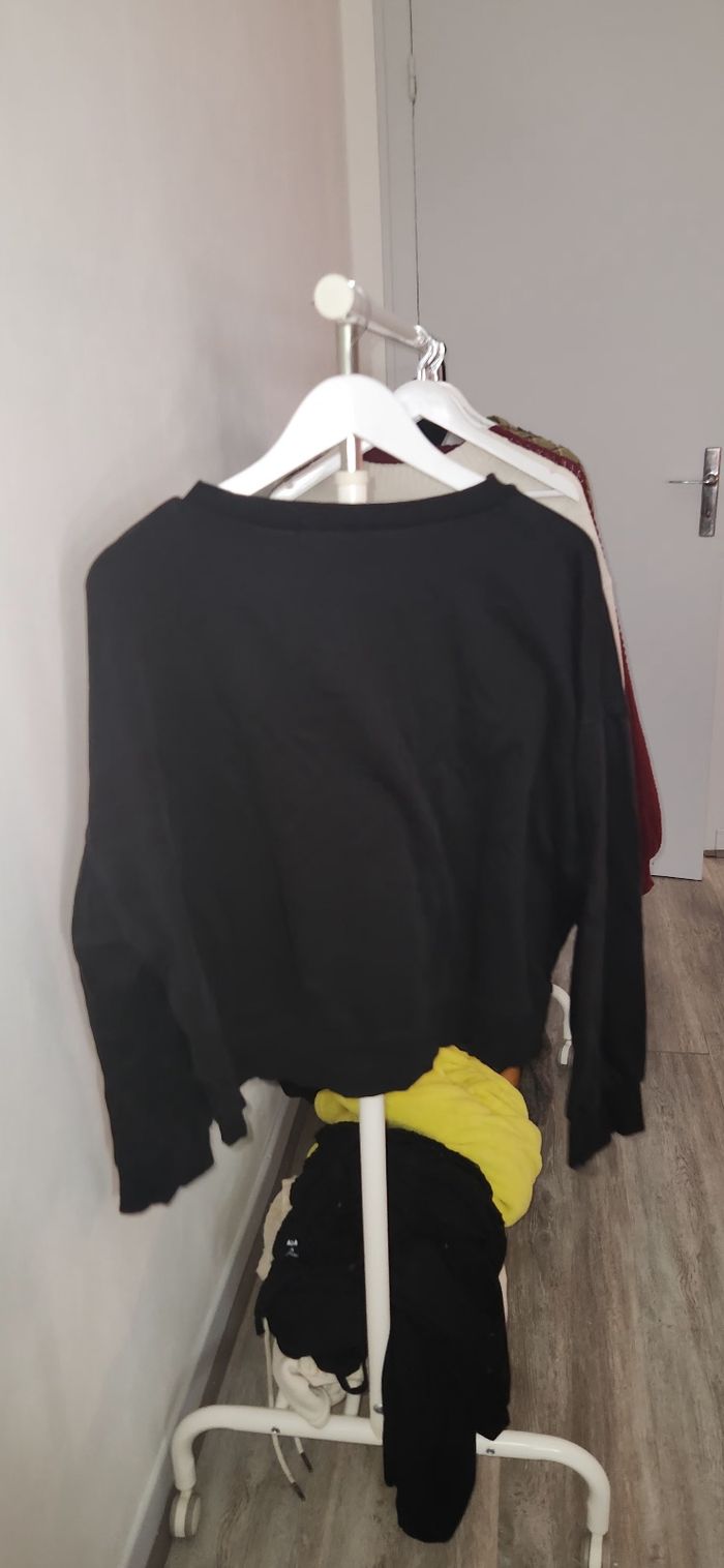 Sweat sans capuche noir - photo numéro 2