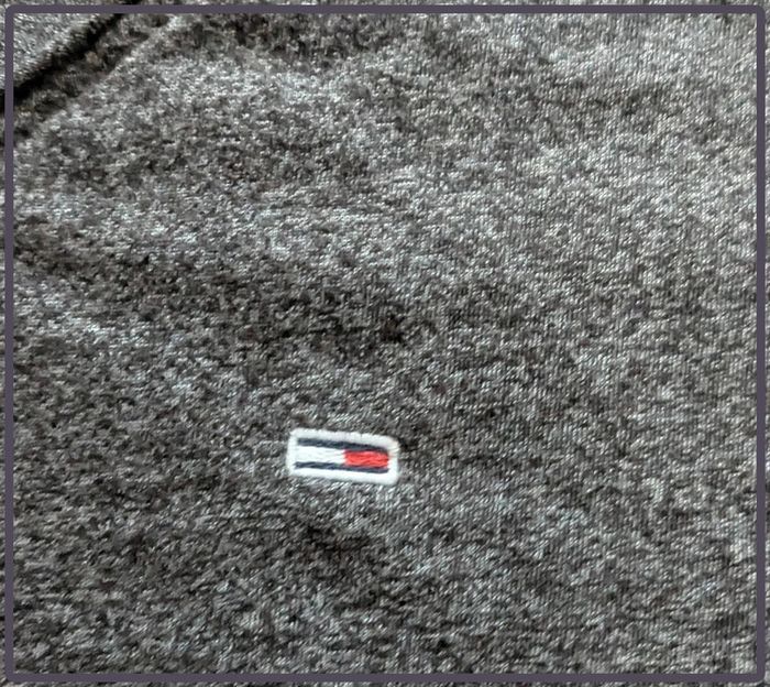 T shirt Tommy Hilfiger taille S homme gris anthracite - photo numéro 3