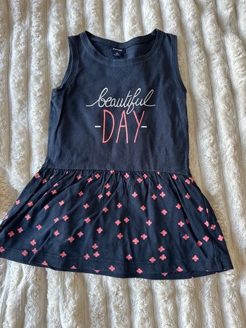 Robe bleue marine  2 ans Kiabi 