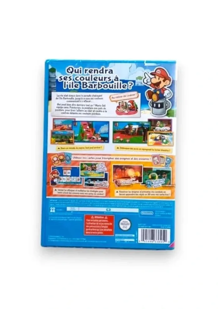 Paper Mario Color Splash Nintendo WiiU Neuf - photo numéro 2