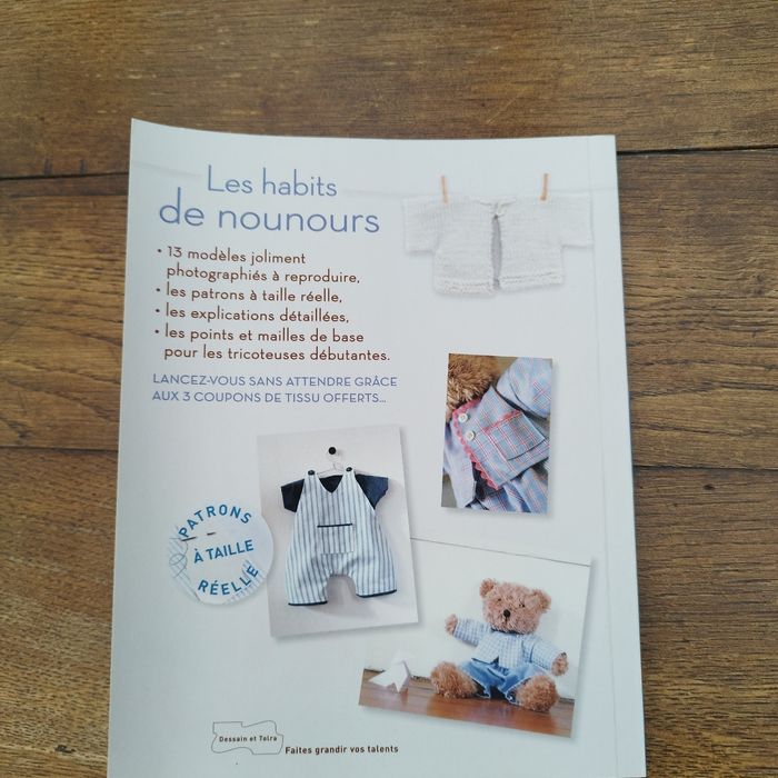 Ours en peluche avec une garde robe à coudre - photo numéro 7