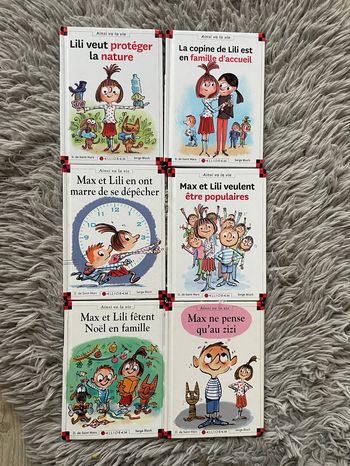 Lot de 6 BD Max et Lili