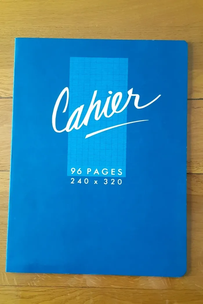 1 cahier neuf