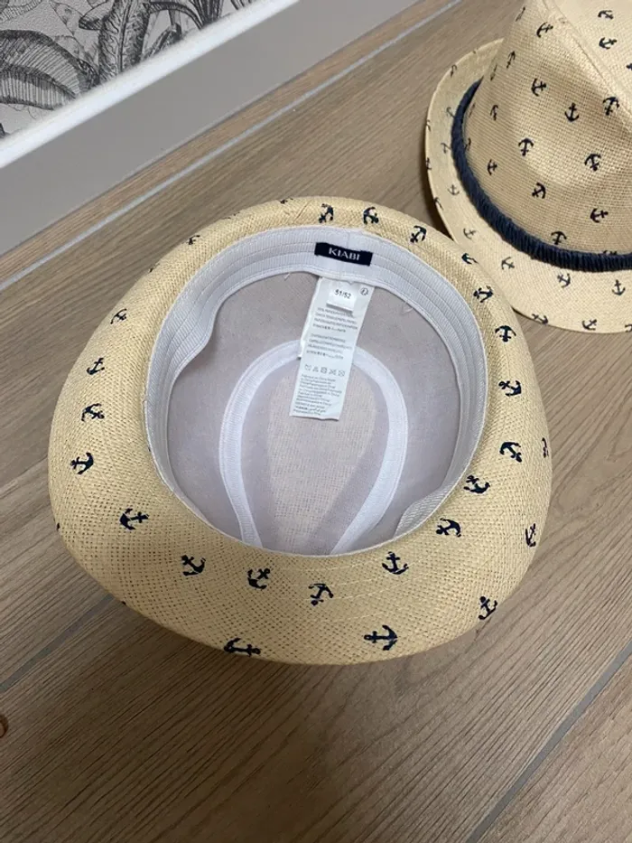 Lot de 2 chapeaux type borsalino - photo numéro 3