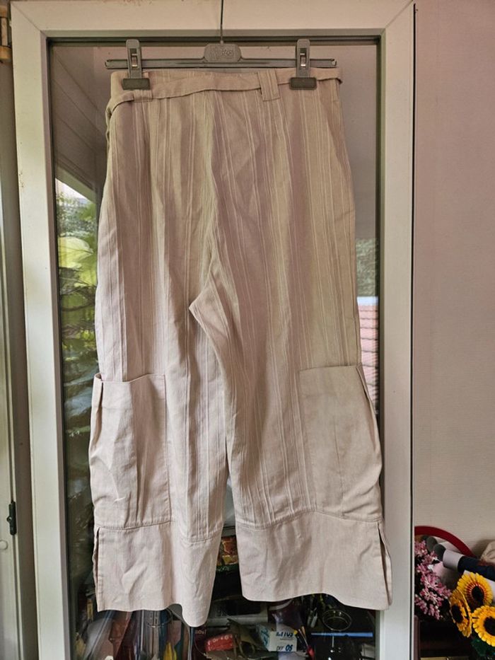 Bermuda crème vintage taille 42 xl - photo numéro 2